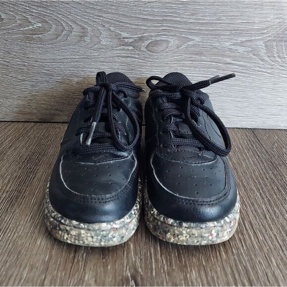 Nike Air Force 1 PS Recycled Wool Pack Black DB 4587-001 Kids Size 9C - Picture 2 of 9